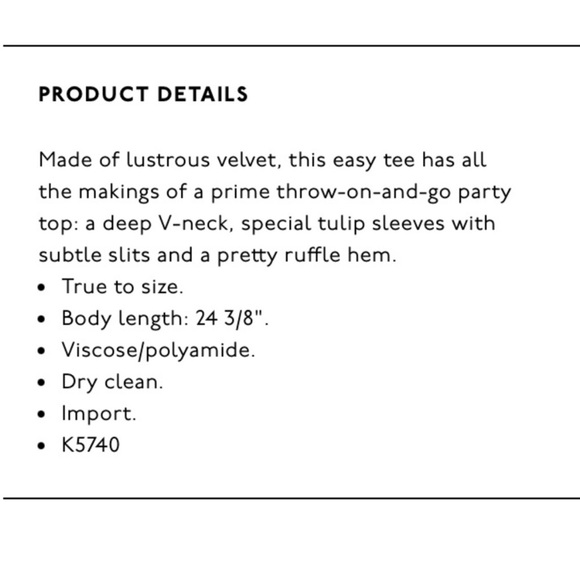 Madewell Tulip-Sleeved Pink Velvet Ruffle Top - Picture 5 of 6